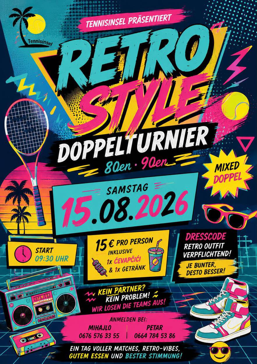 Retro Style Doppelturnier